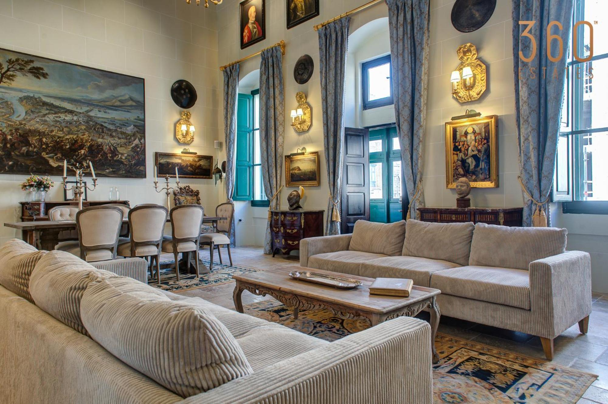 A Luxurious Palazzo In Valetta With Private Pool By 360 Estates * Valletta